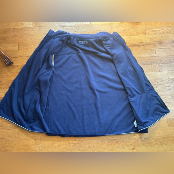 Vineyard Vines Dark Blue Fleece with Pink Logo 3XLT - Picture 10 of 10